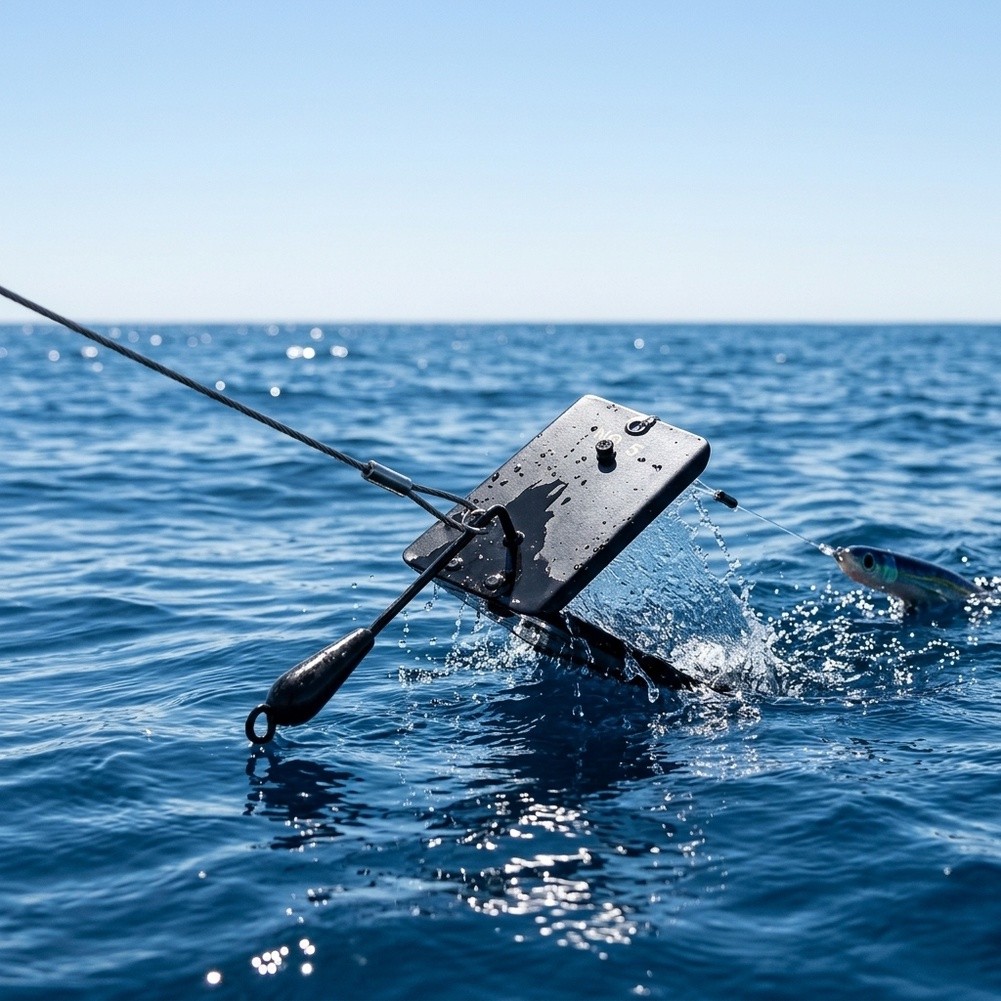 Ice Fishing Tip Up - Tabla de Buceo de Acero Inoxidable