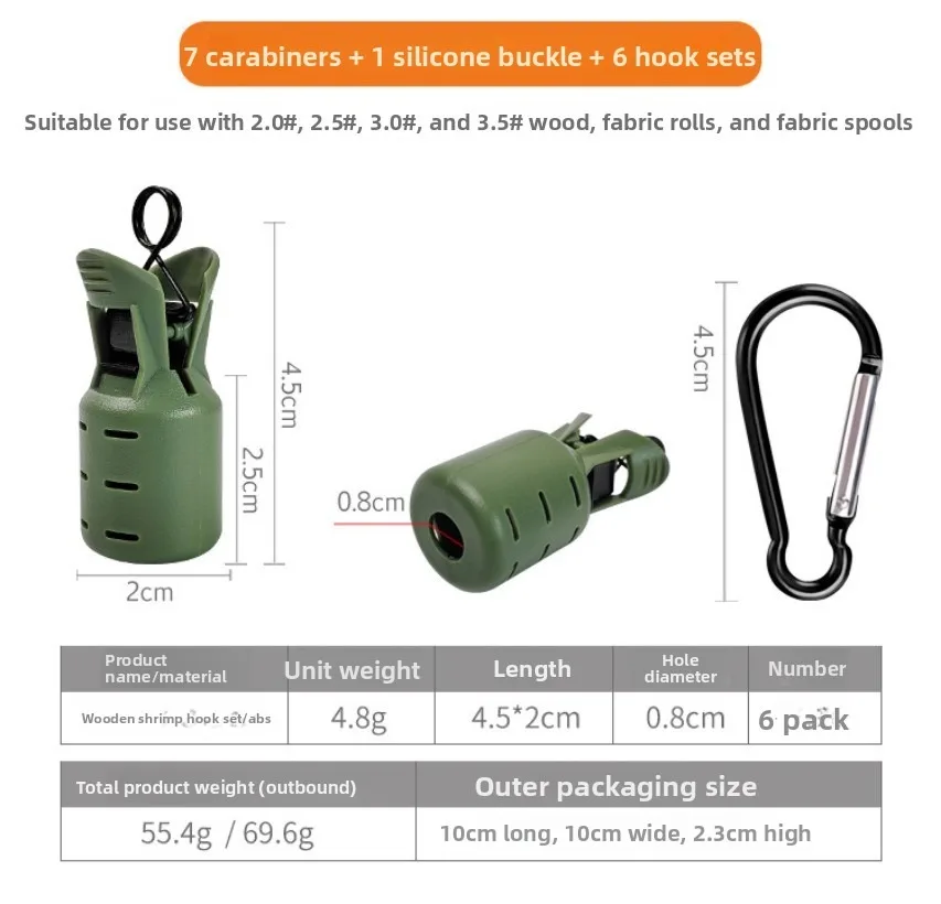 6 protectores para anzuelos de - Fishing Equipment Carp reseña y precio